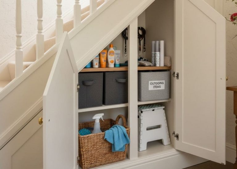 The Under-Stair Cabinet My Husband Built That Still Keeps My Home Together